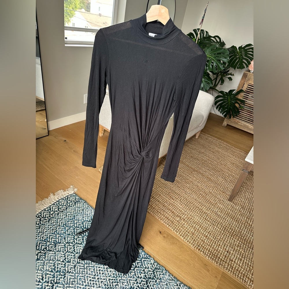 Young Fabulous & Broke Black Long Sleeve Dress